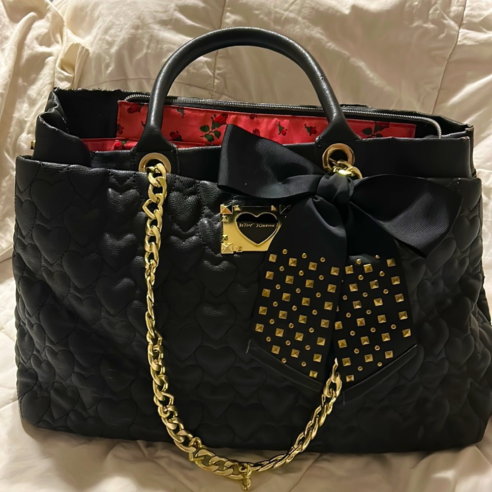 Betsey Johnson Black Purse